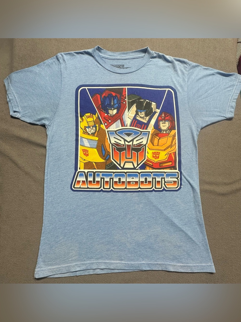 Hasbro Light Blue Autobot Squad Graphic Tee